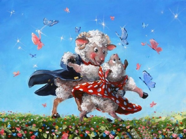 Conni Tоgel sheep art